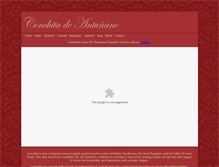 Tablet Screenshot of conchitadeantunano.com